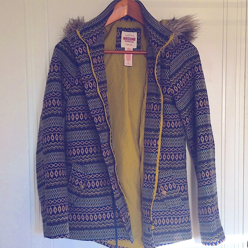 ⚡️SALE⚡️ Mossimo Geometric Coat